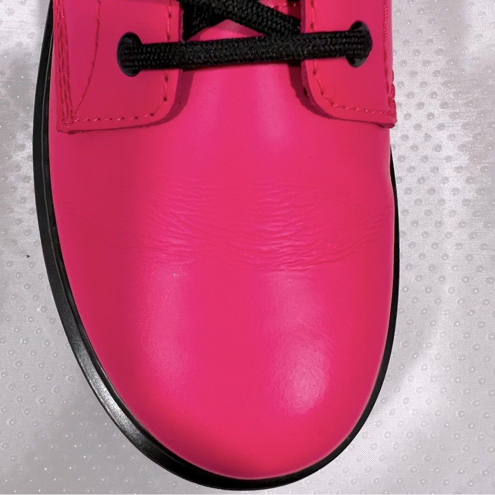 Dr. Martens 1460 J Sz 4 US Clash Pink Smooth Leather Boots - Picture 10 of 14